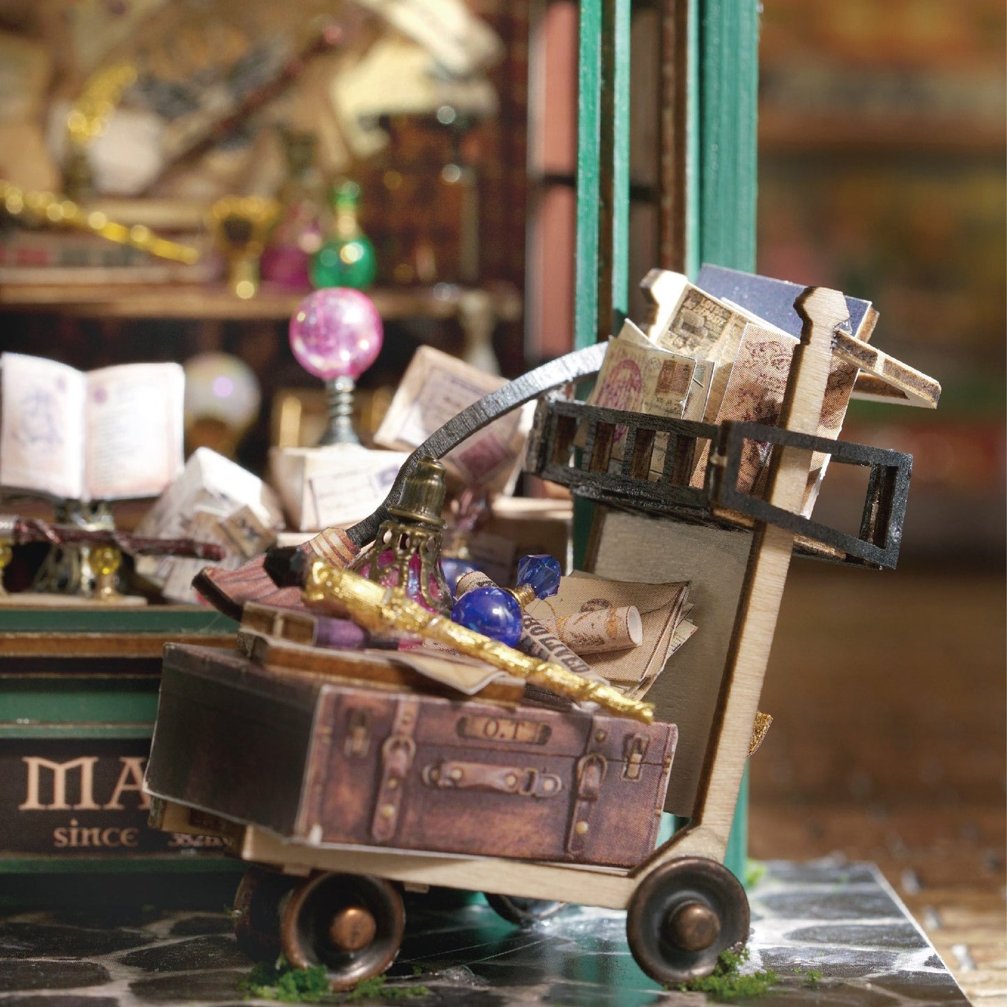 Magic Wand DIY Miniature Dollhouse | LKWood (Dust Cover Included)