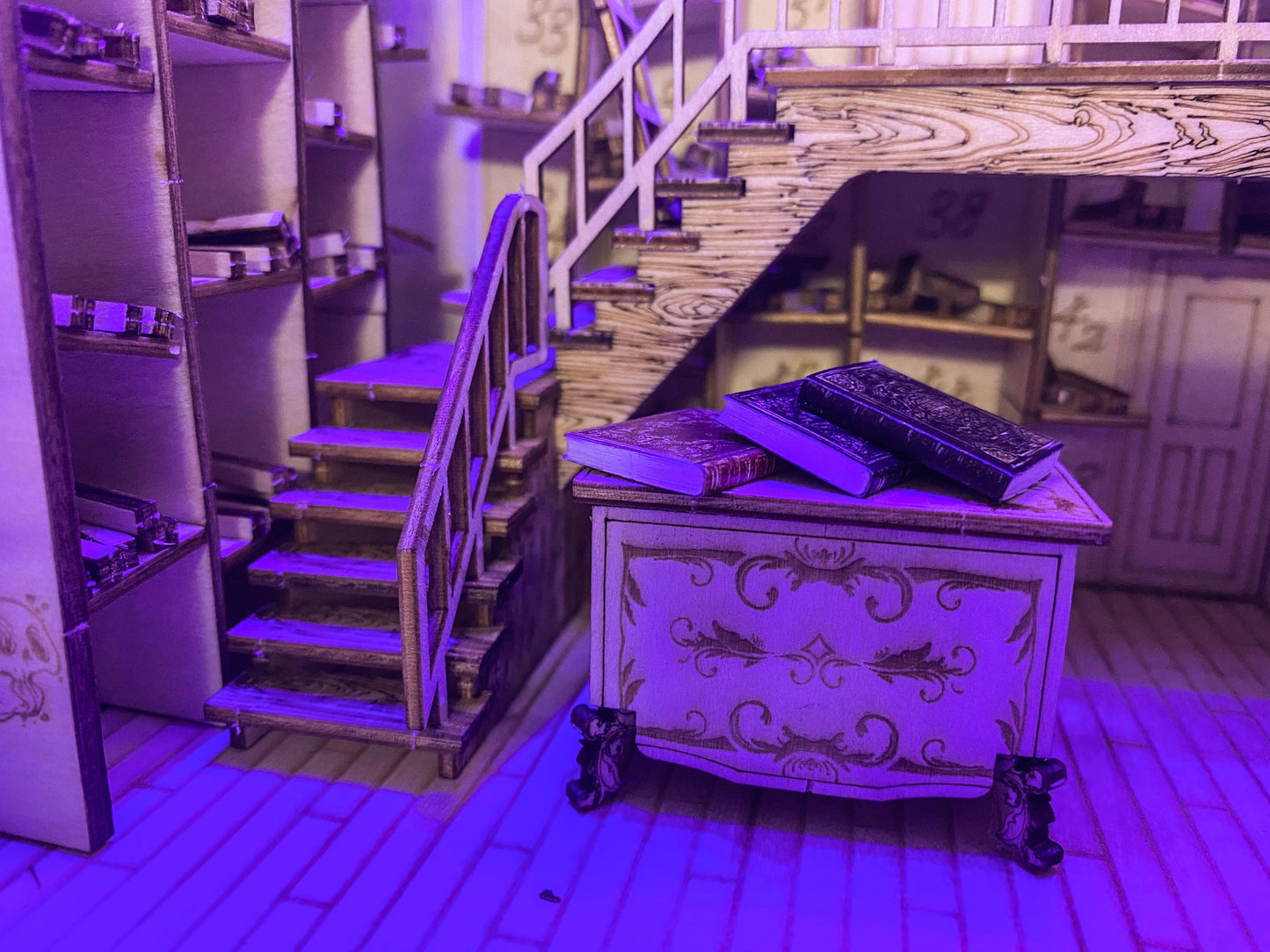 Ollivanders Wand Shop Book Nook | LKWood