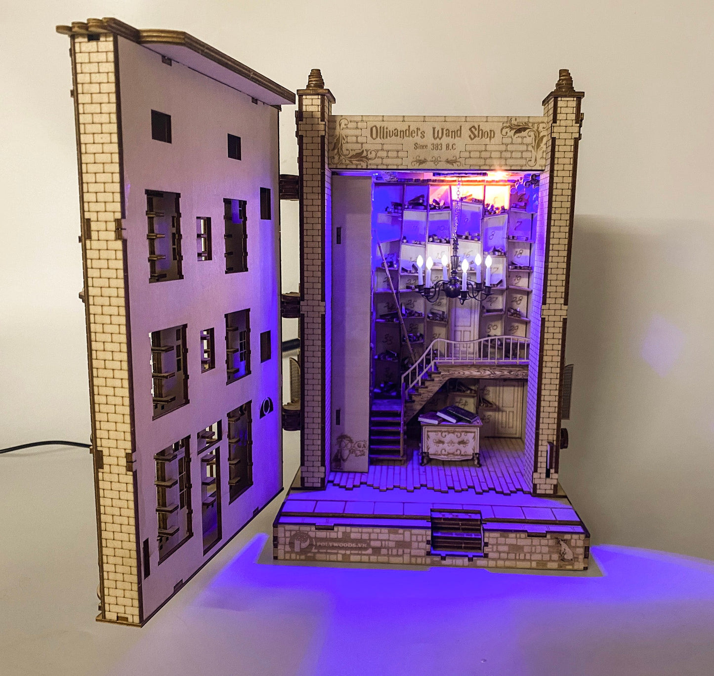 Ollivanders Wand Shop Book Nook | LKWood