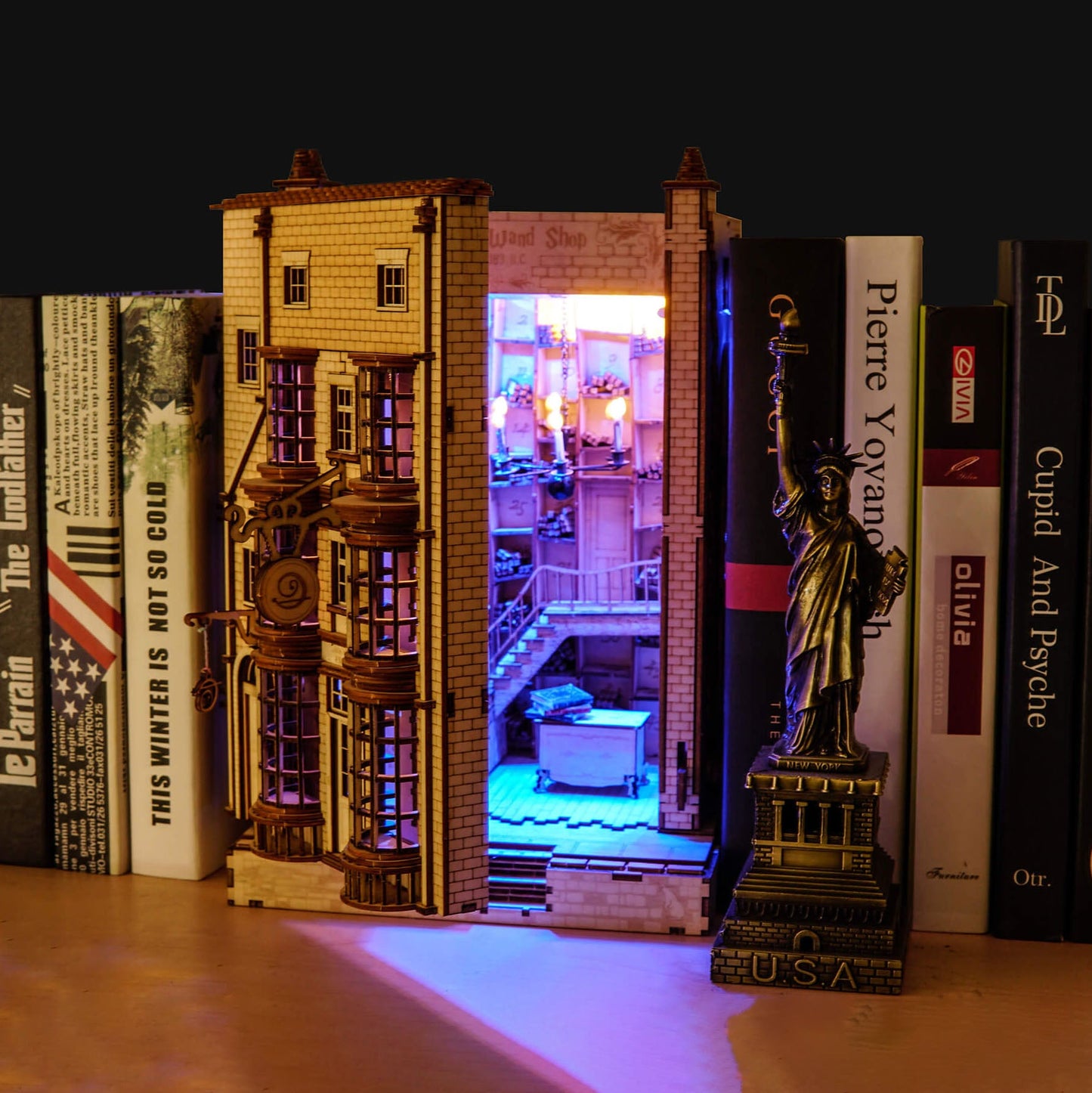 Ollivanders Wand Shop Book Nook | LKWood