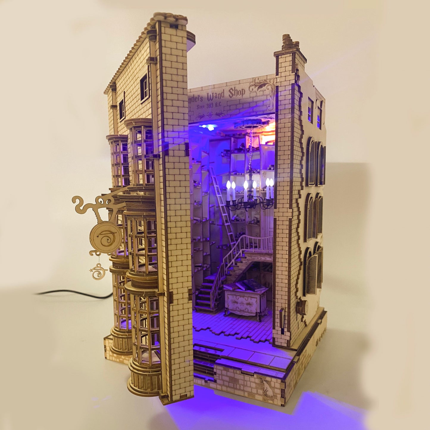 Ollivanders Wand Shop Book Nook | LKWood