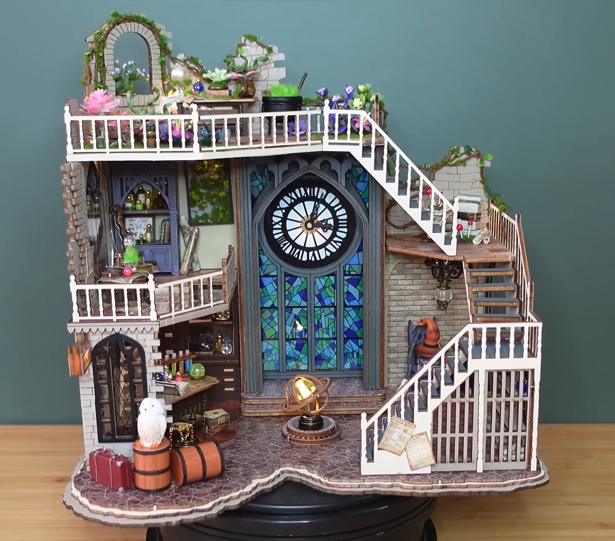 Magic DIY Miniature Dollhouse | LKWood (Dust Cover Included)