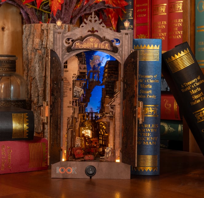Moonwick Book Nook DIY Kit | LKWood (Pre-Order)
