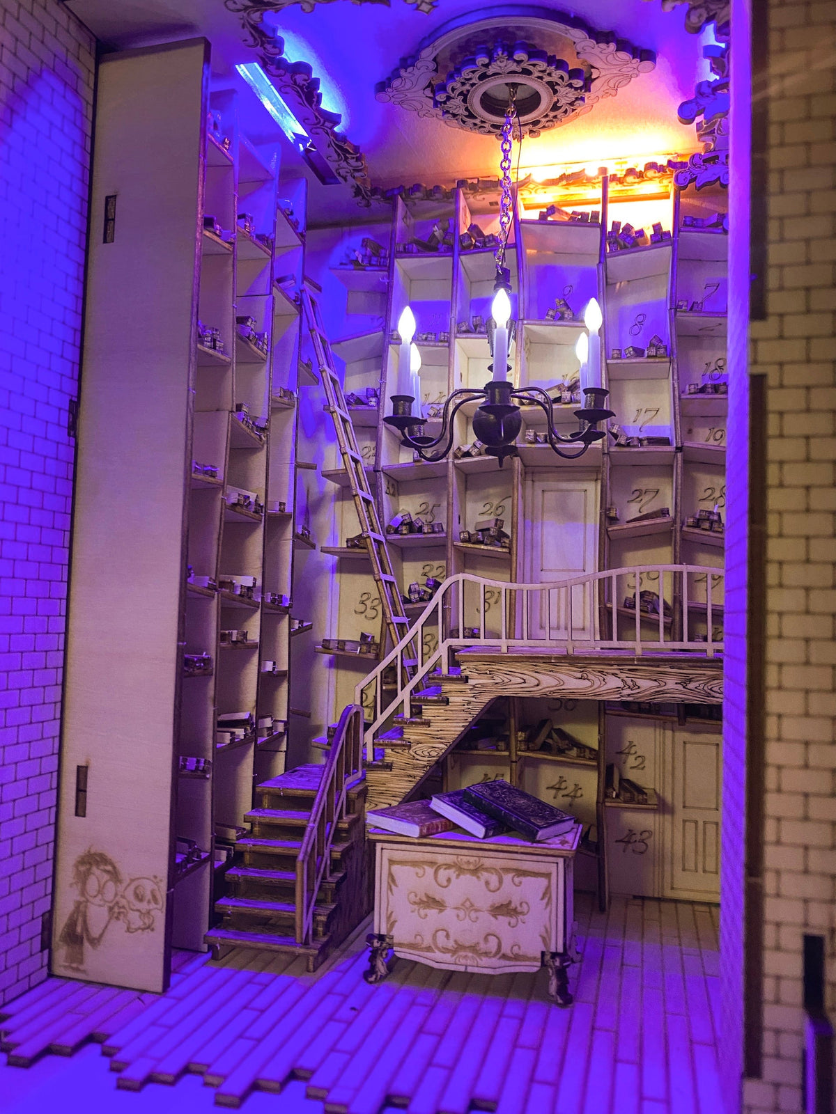 Ollivanders Wand Shop Book Nook | LKWood
