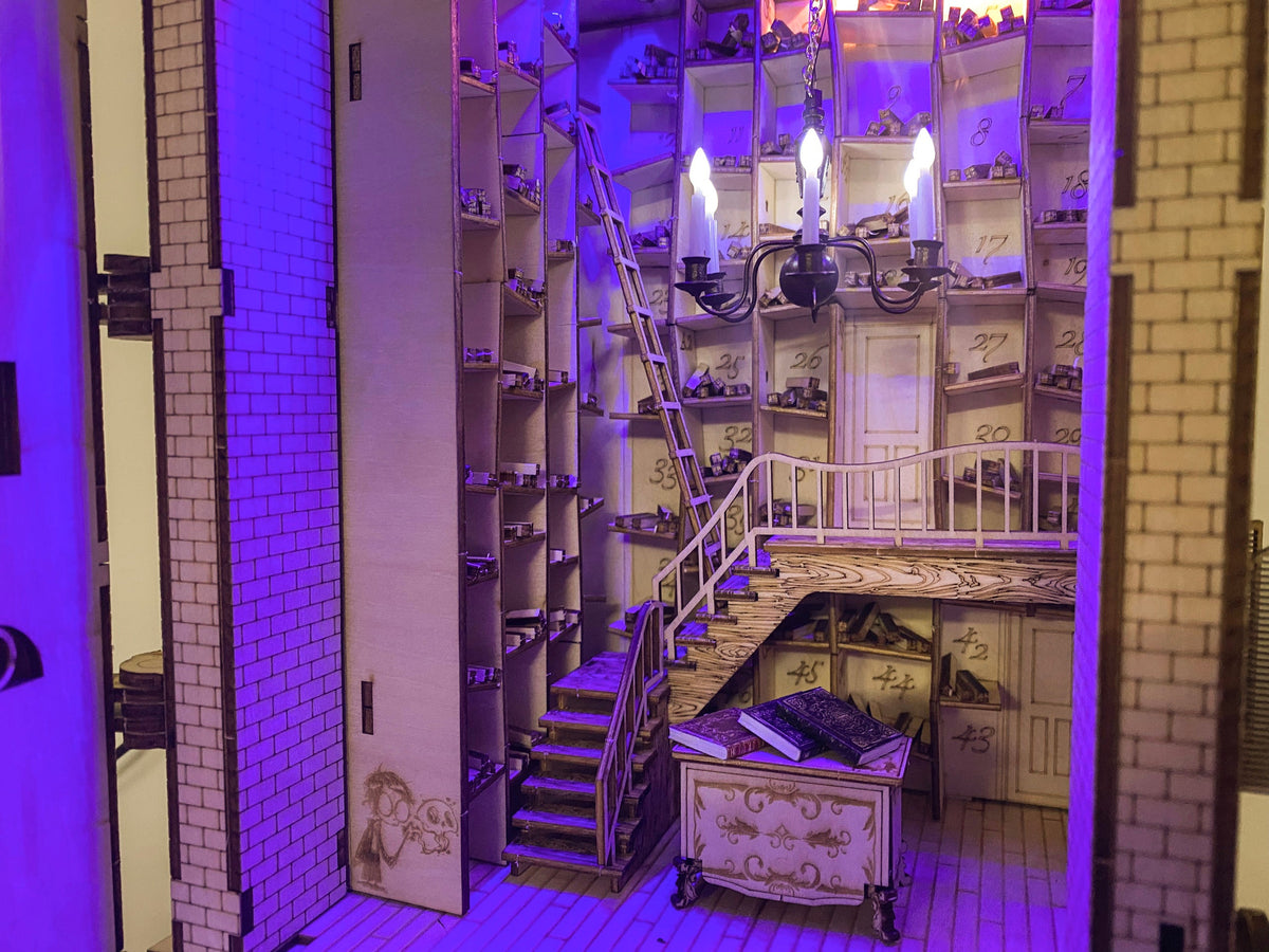 Ollivanders Wand Shop Book Nook | LKWood