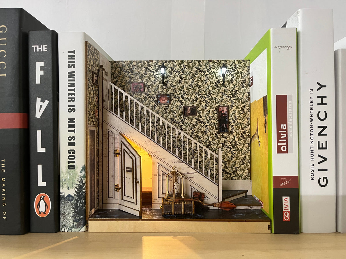 Cupboard Under The Stairs Book Nook | LKWood