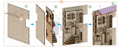 Rome's Midnight Alley Book Nook | LKWood