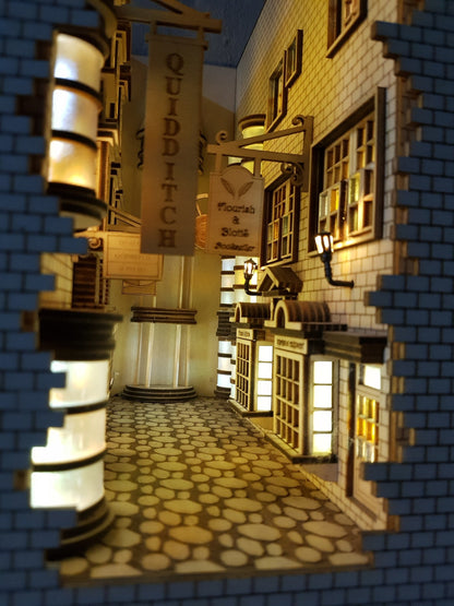 Diagon Alley Book Nook | LKWood