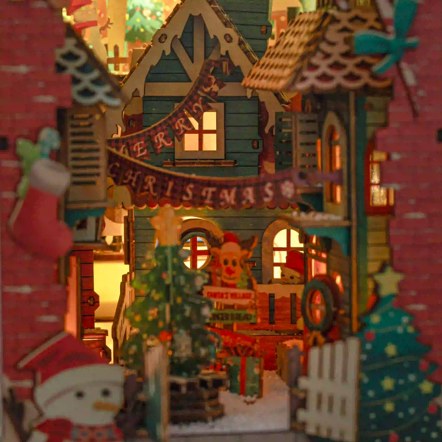 Christmas Night DIY Book Nook | LKWood (Pre-Order)