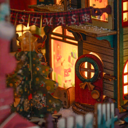 Christmas Night DIY Book Nook | LKWood (Pre-Order)