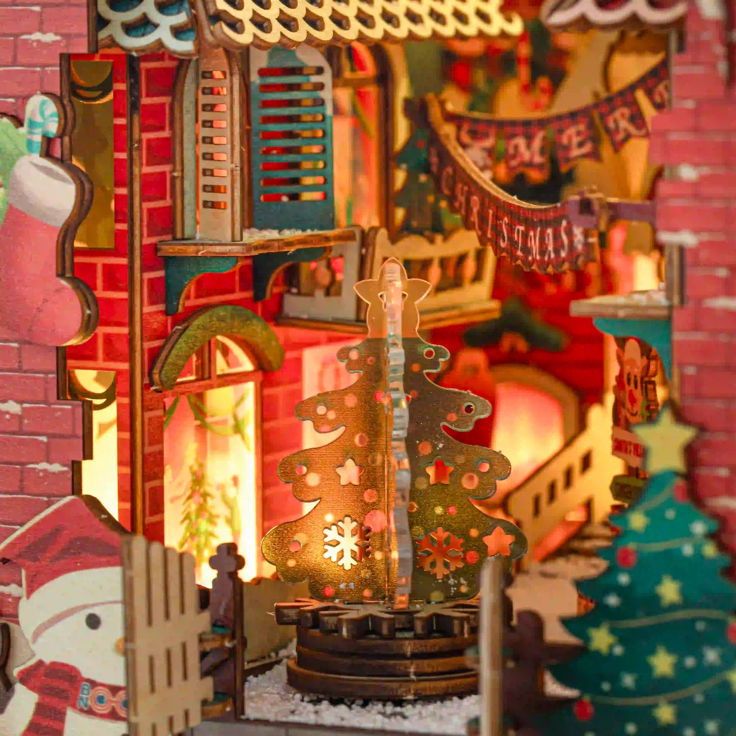 Christmas Night DIY Book Nook | LKWood (Pre-Order)