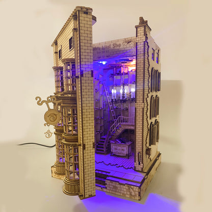 Ollivanders Wand Shop Book Nook | LKWood