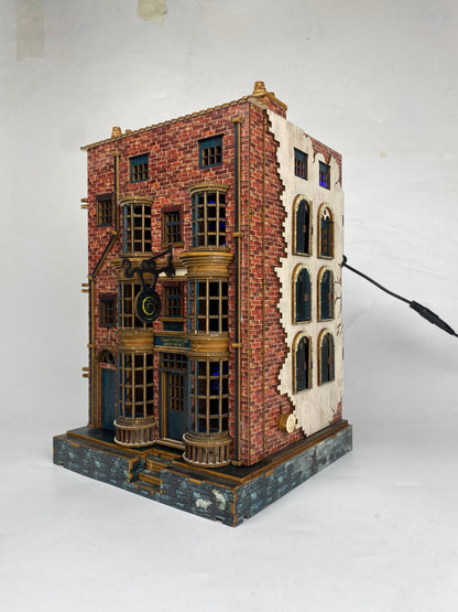 Ollivanders Wand Shop Pre-Colored Book Nook | LKWood