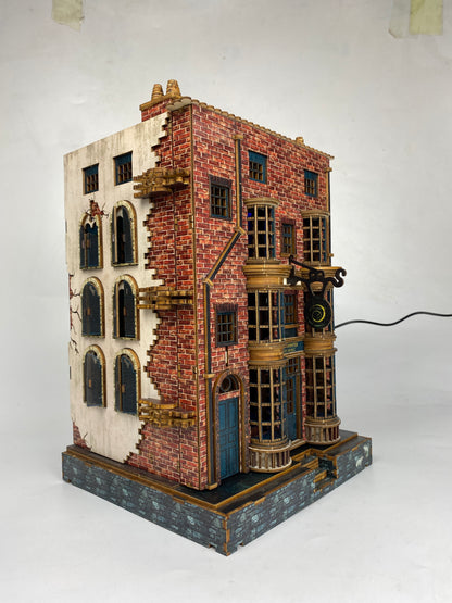 Ollivanders Wand Shop Pre-Colored Book Nook | LKWood