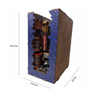 Diagon Alley (3 Storey) Pre-Colored Book Nook | LKWood